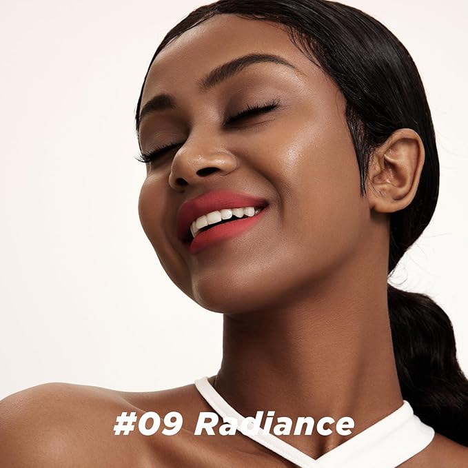 ITY Velvet Matte Finish Lip Stain-Mousse Textured Lip Clay, Conceals Lip Lines, Rich Pigment Lip Tint Lipsticks,2 Pack, 0.14 oz (4g) in Ruby, Radiance-GlimoraGlow