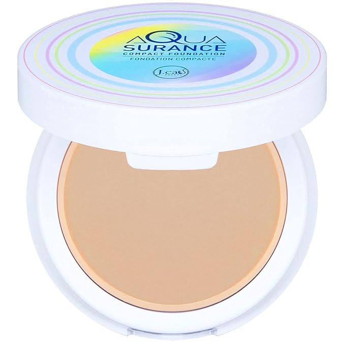J.CAT BEAUTY Aquasurance Compact Foundation - Medium Beige-GlimoraGlow
