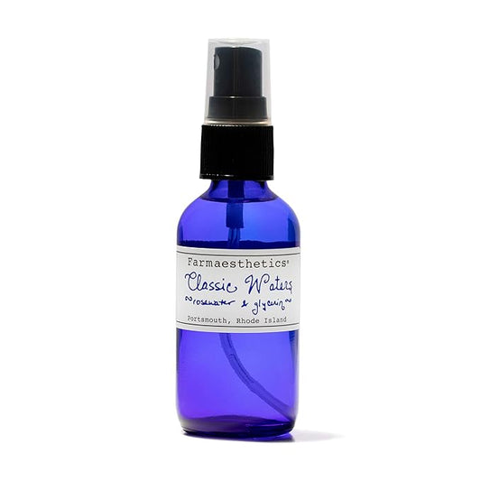 Farmaesthetics Classic Waters Rosewater and Glycerin (2 fl oz) | Ethically Sourced Sustainable Beauty | Clean, All Natural, Small Batch Skincare-GlimoraGlow