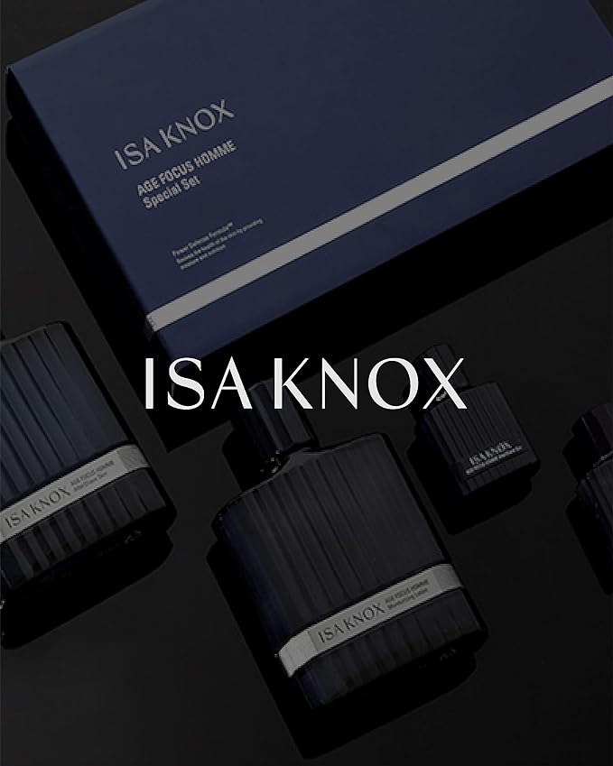 ISA KNOX Age Focus Homme (Face Emulsion, 5.1fl oz) - Hydrating Facial Moisturizer to Soothe and Moisturize Shaving-Irritated Skin for a Refreshing Sensation by LG Beauty. Niacinamide, Adenosine.-GlimoraGlow