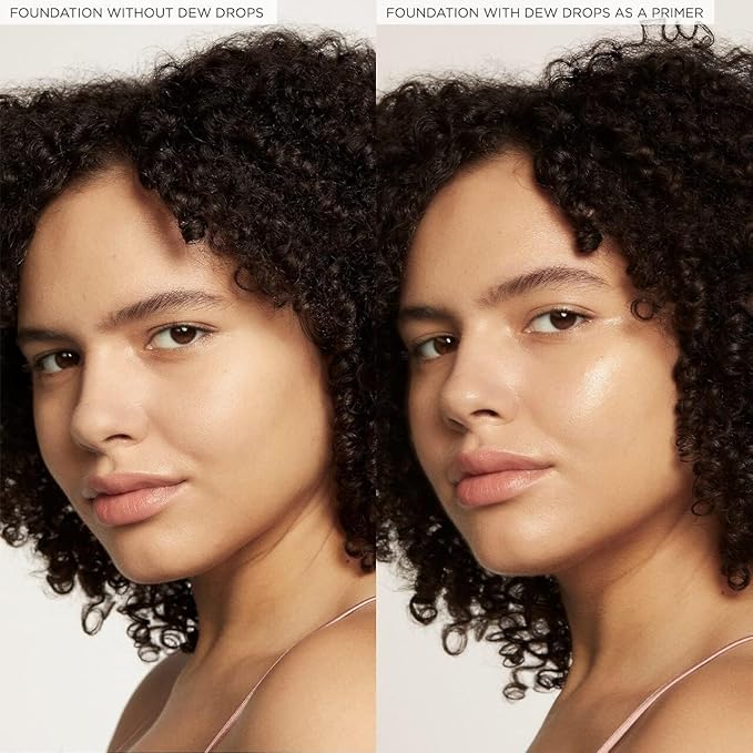 Glow Recipe Watermelon Niacinamide Dew Drops, Travel Size - Brightening, Plumping Hydrating Face Serum, Makeup Primer + Liquid Highlighter with Hyaluronic Acid - Dewy & Glowing Korean Skin Care (15ml)-GlimoraGlow