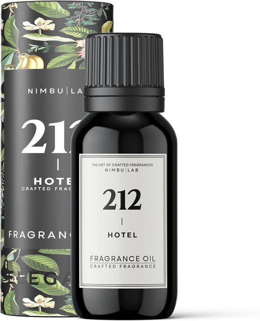 212 Hotel Fragrance Oil for Diffuser - Hotel Collection Oil with Euro Dropper Cup – Long-Lasting Home Fragrance – Scented Oils Gift – Home Luxury Scents 1.00 Fl Oz - Floral and Marine-GlimoraGlow
