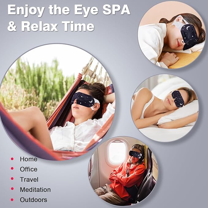 15PCS Steam Eye Mask, No Scent, Self-Heating Eye Mask, Eye SPA Mask, Relieve Eye Strain Fatique, Dark Circles, Puffiness(15pcs)-GlimoraGlow