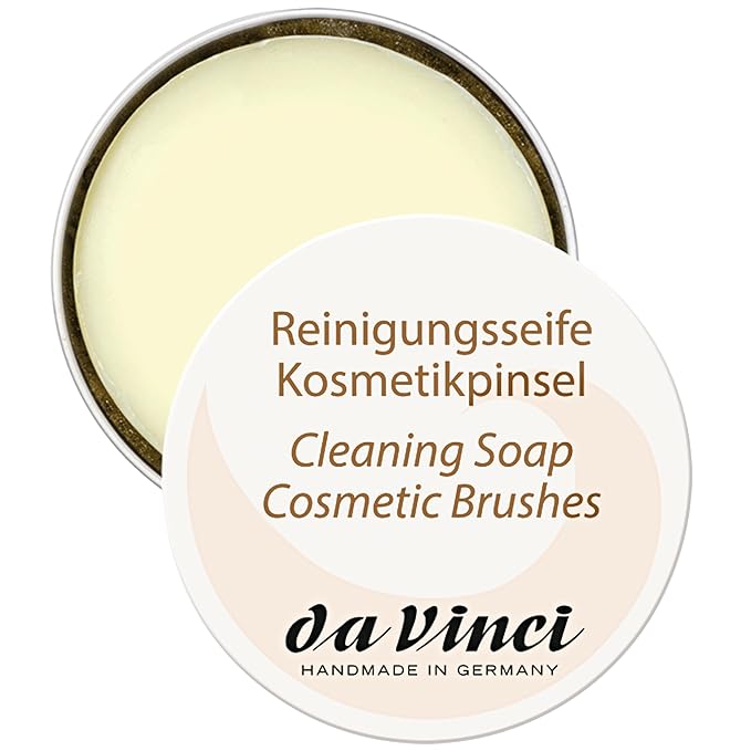 da Vinci Cosmetics Series 4832 Mini Cleaning Soap for Cosmetic Brushes, 0.5 Pound-GlimoraGlow