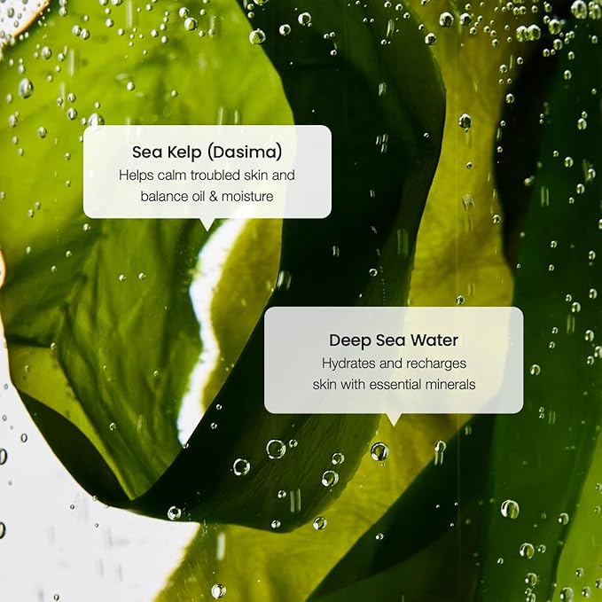 BIODANCE Refreshing Sea Kelp Serum, Oil & Sebum Control, Calming Serum for Oily & Combination Skin, Korean Skincare | 1.01 fl.oz x 1 ea-GlimoraGlow