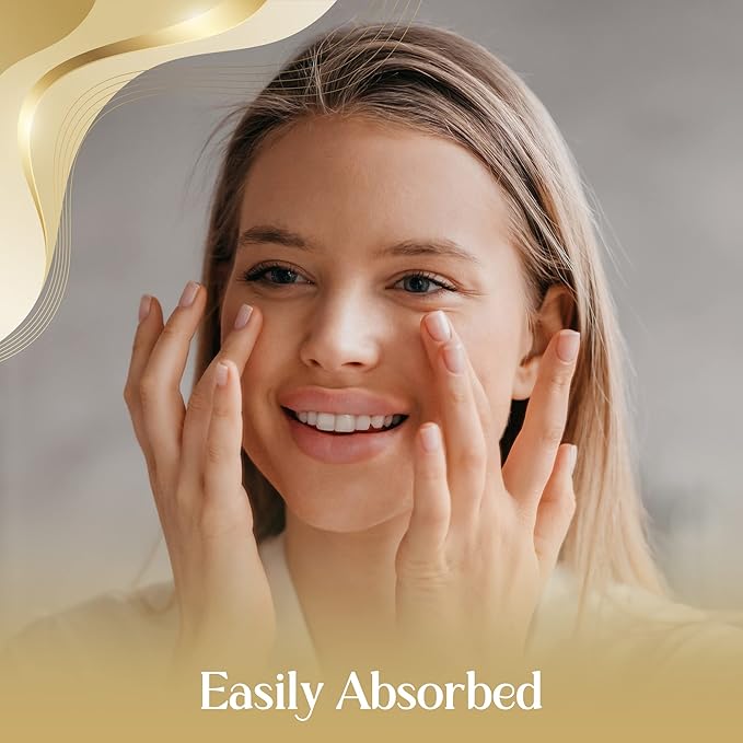 OROGOLD 24K Intensive Eye Serum for Wrinkles, Puffiness - Anti Aging Serum For Youthful Looking Skin - Under Eye Skin Softening Serum - 50 ml. / 1.76 fl. oz.-GlimoraGlow