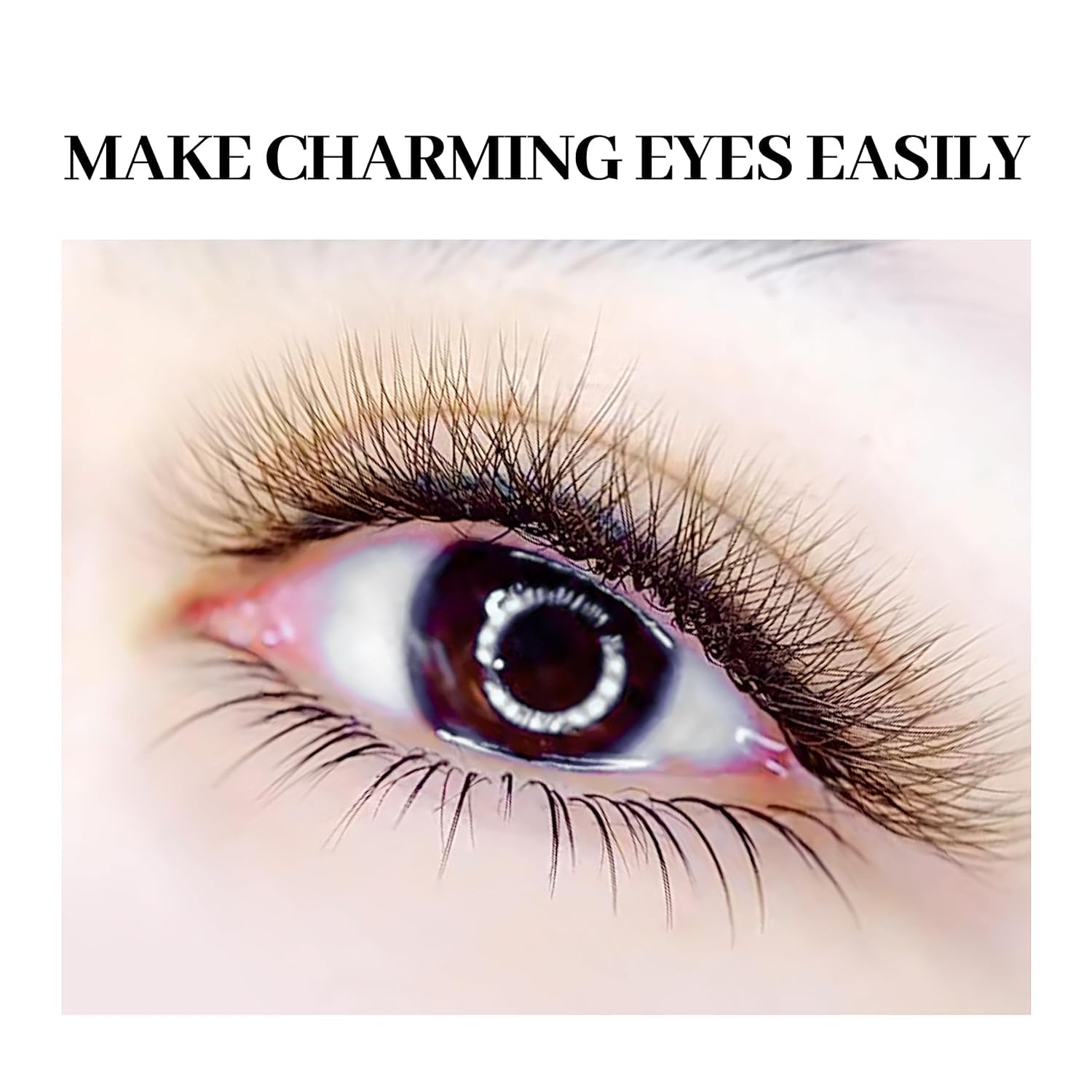 W Lash Extensions Brown 4D Eyelash Extensions W Shape 0.07mm Thickness C Curl Mix 8-15mm Premade Fans Lashes Colored Lash Extension Volume Lashes Individual Lashes(W-Brown-4D-0.07-C,8-15mm)-GlimoraGlow