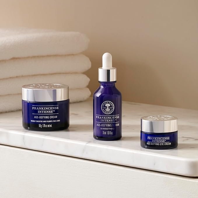 Neal's Yard Frankincense Intense Age Defying Cream with Carnauba Wax, Smoothes & Plumps Fine Lines & Wrinkles, Cruelty-Free, 50g-GlimoraGlow