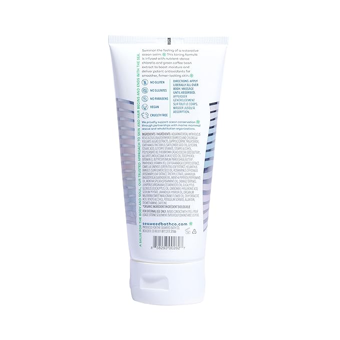 Seaweed Bath Co. Firming Body Cream - Rosemary Mint - Hydrating Hand and Body Lotion with Hyaluronic Acid - Toning Skin Moisturizer for Dry Skin - 6 oz (Pack of 2)-GlimoraGlow