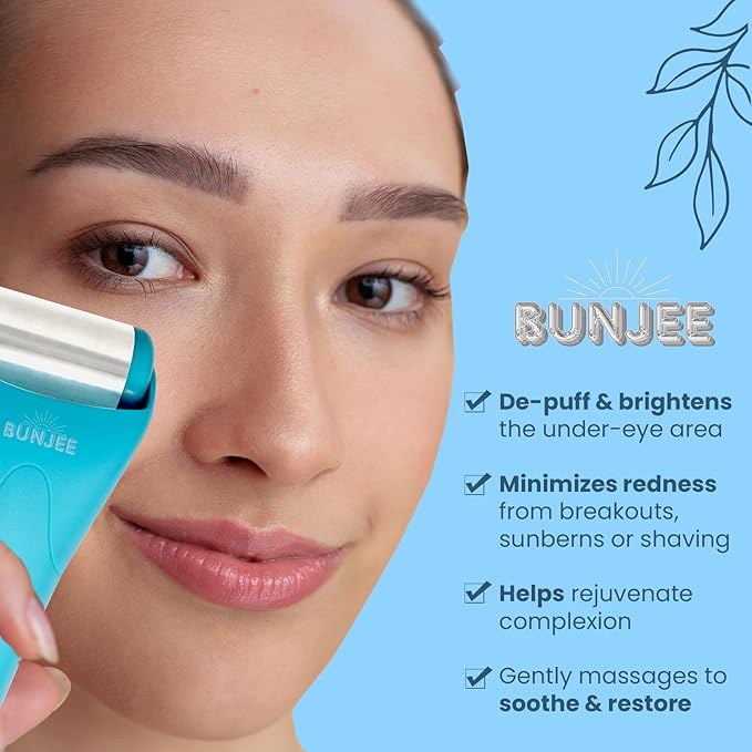 Bunjee Ice Roller For Face Eyes Wrinkles Puffiness Skin Care Beauty Product Men & Women Gift-GlimoraGlow