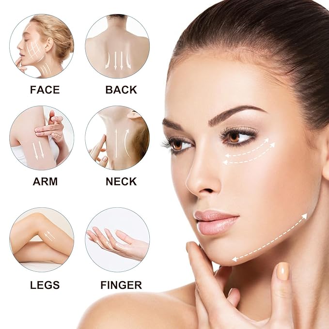 Ice Face Roller, Joyeee Silicone Ice Roller For Face and Eyes Puffiness Relief Reusable Face Ice Cubes Migraine Pain Relief Facial Ice Mold Skincare Tools Gifts for Women Beauty-GlimoraGlow