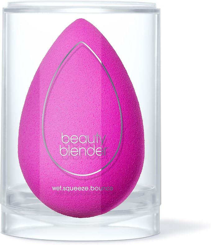 Beautyblender® | Electric Violet Beauty Blender Makeup Sponge, Super-Soft Foam Easily Blends Foundations, Powders & Creams, Made in USA, Reusable, Washable, Streak Free Application, Vegan-GlimoraGlow