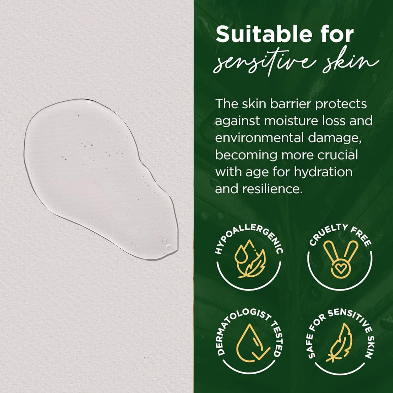 Tree of Life Beauty Ceramide Serum Complex - Skin Barrier Serum with Hemp Seed Oil - Nourishing Barrier Serum with Hyaluronic Acid, Niacinamide and Colloidal Oatmeal - Hydrating Serum for Face 1 Fl Oz-GlimoraGlow