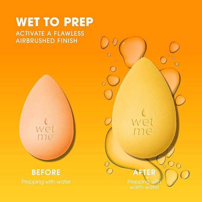 Beautyblender® | Beam Color Changing Beauty Blender Makeup Sponge, Super-Soft Foam Easily Blends Foundations & Creams, Made in USA, Reusable, Washable, Streak Free Application, Heat Activated-GlimoraGlow