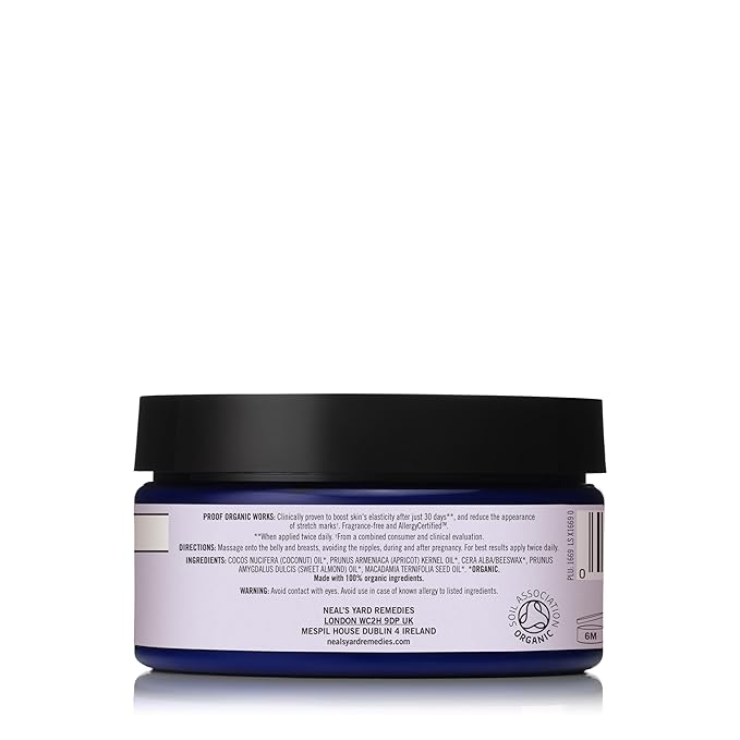 Neal's Yard Mother's Balm, Helps Reduce the Appearance of Stretch Marks & Improve Elasticity, Ideal for New Moms, Fragrance Free, Cruelty-Free, 120g-GlimoraGlow