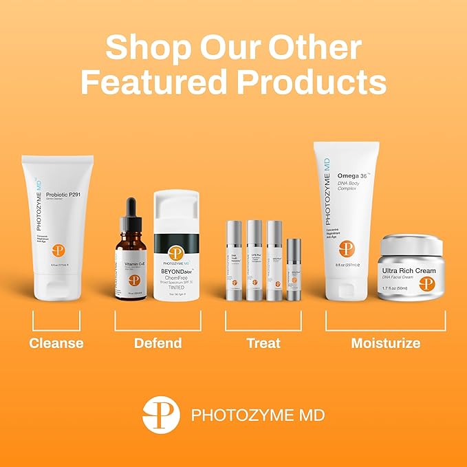 Photozyme GFS Plus Night Serum with 0.3% Retinol and Bakuchiol – Gentle Anti-Aging Peptide Formula – Reduces Wrinkles, Sun Damage & Dark Spots – Firms, Brightens & Smooths Skin – 1.7 fl oz-GlimoraGlow