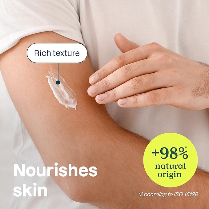 ATTITUDE Body Cream, EWG Verified Moisturizer, Vegan Moisturizing Products For Dry Skin, Dermatologically Tested, Ginseng and Grapeseed Oil, 8 Fl Oz-GlimoraGlow