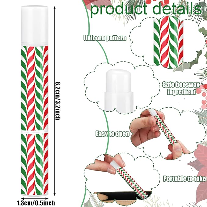 24 Pcs Bible verse Lip Balm Moisturizing 0.07 oz Lip Care Product Bulk Christian Gift with Inspirational Scripture for Women Faith Religious Happy Moment Praise Friend Teacher Worker Employee-GlimoraGlow