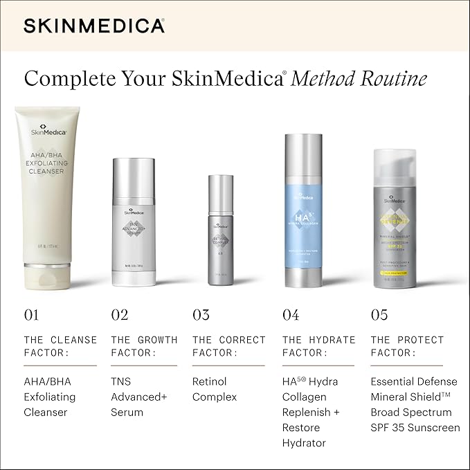 SkinMedica Retinol 0.25 Complex - Retinol Serum for Face, Age-Defying Advanced Retinol Cream That Renews Skin and Diminishes the Appearance of Fine Lines and Wrinkles, 1 Fl Oz-GlimoraGlow