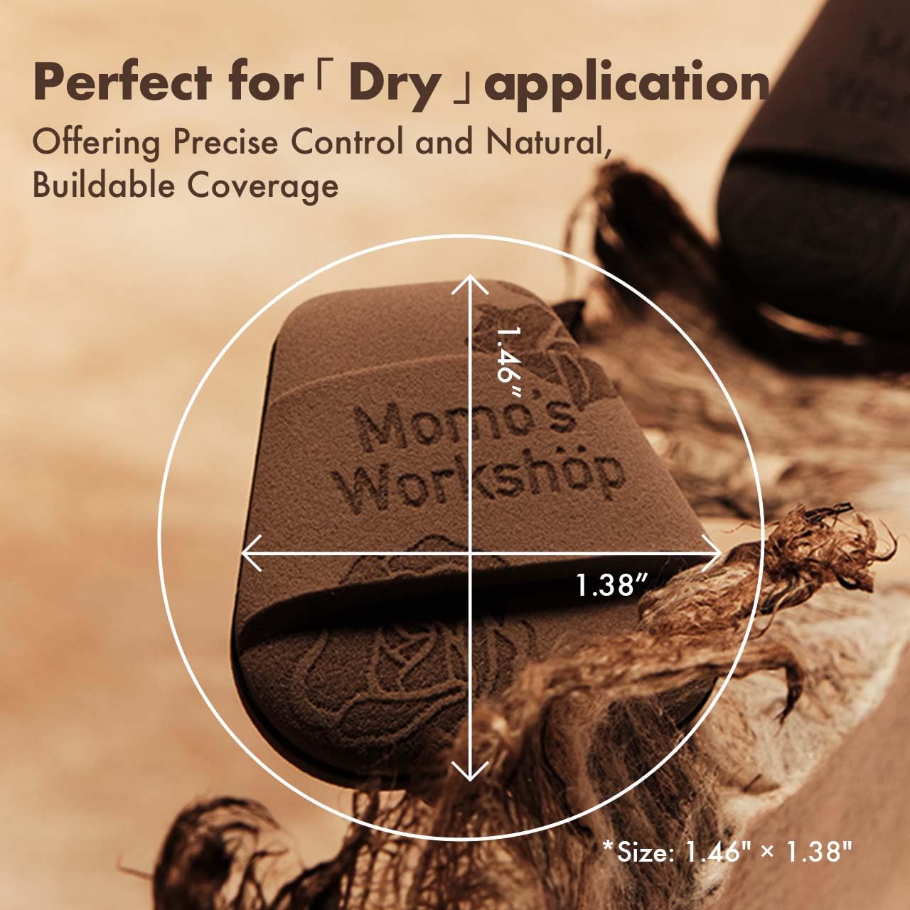 Mini Trapezoidal Makeup Sponge Set,Dual-Use Mini Rubycell Sponge for Foundation/Concealer/Blush,Soft, Even Application for Liquid & Cream Products,3pcs Mini Concealer Puffs & Storage Case-GlimoraGlow