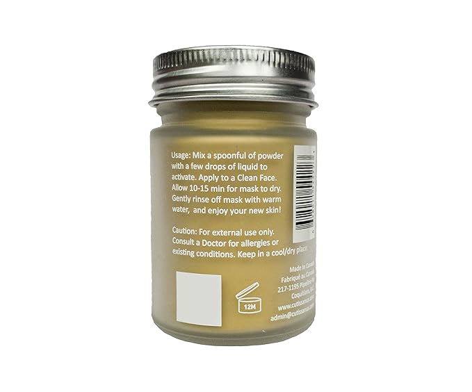 100% Natural Vitamin B Clay Exfoliating Face Mask 120g All Clay & No Water-GlimoraGlow