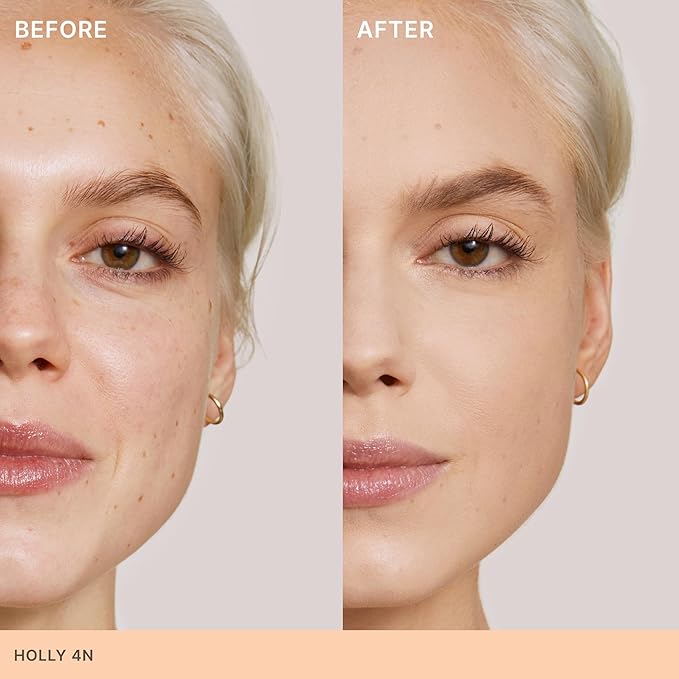 ILIA - Skin Rewind Complexion Stick - Foundation + Concealer + Skincare | Non-Toxic, Vegan, Cruelty-Free, Clean Makeup (4N - Holly, 0.35 oz | 10 g)-GlimoraGlow