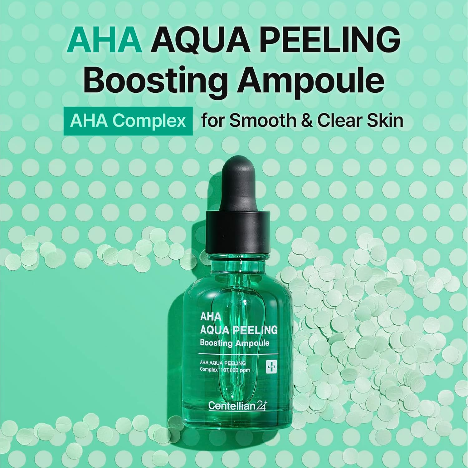 Centellian 24 AHA Aqua Peeling Boosting Ampoule (AHA Peeling Ampoule, 1.01fl oz) - Gentle Exfoliating & Hydrating Serum with AHA Complex, Refines Pores & Enhances Skin Clarity, Korean Skin Care-GlimoraGlow