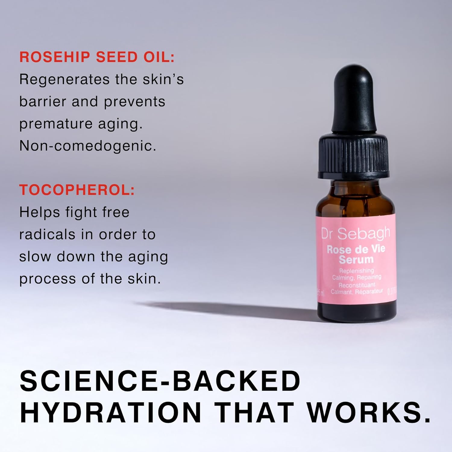 Rose de Vie Serum - 0.17 fl oz | Award-Winning Nourishing Anti-Aging Formula | Use with Dry, Mature, or Sensitive Skin | Designed to Soothe Redness & Irritation | Regenerating & Invigorating-GlimoraGlow