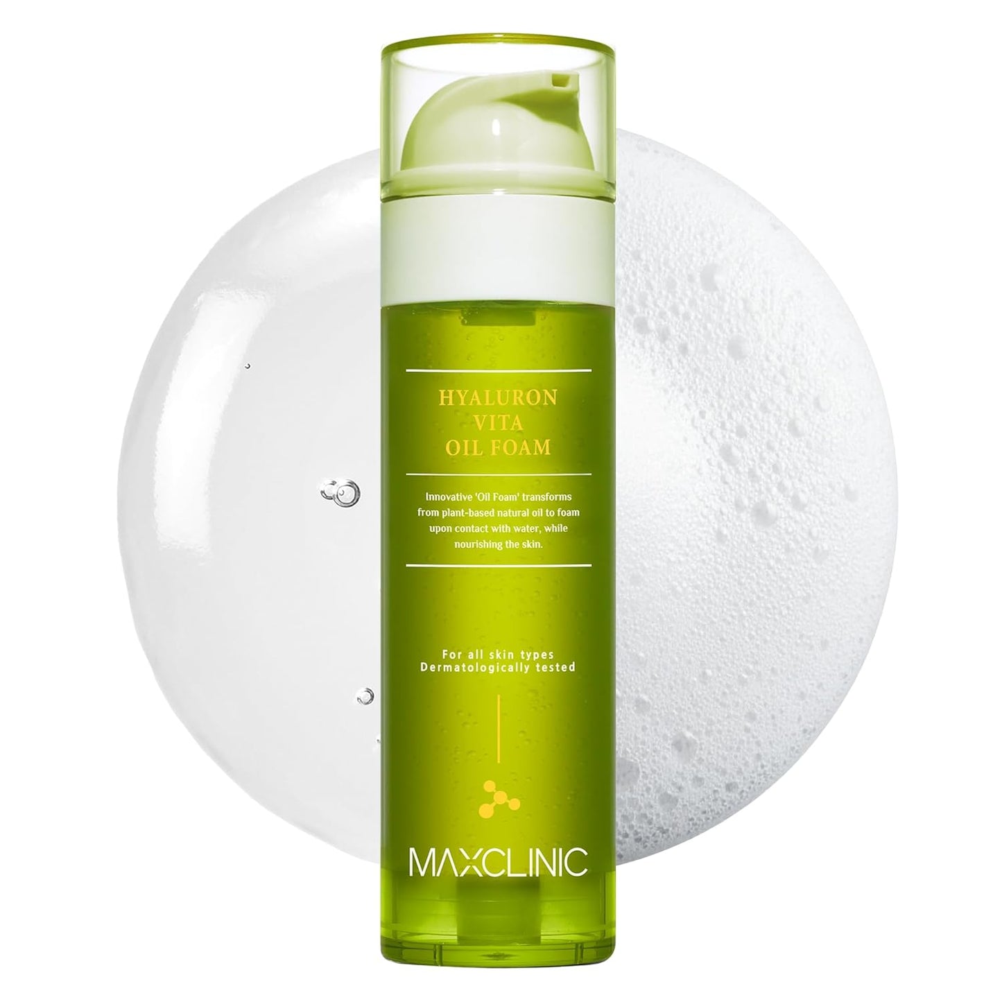 [K-Beauty] Hyaluron Vita Oil to Foam - All-in-One Korean Face Wash OilBased Foaming Facial Cleanser - Pore Minimizing & Blackhead Remover - Makeup Deep Cleansing Oil for Dry Skin (3.88 fl oz)-GlimoraGlow