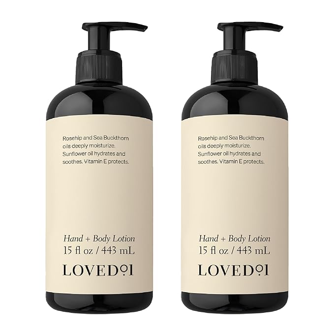 Hand & Body Lotion, John Legend Skincare, Fragrance-Free, Daily Lightweight Cream, Formulated with Shea Butter & Vitamin E, 2-Pack (15 oz each)-GlimoraGlow