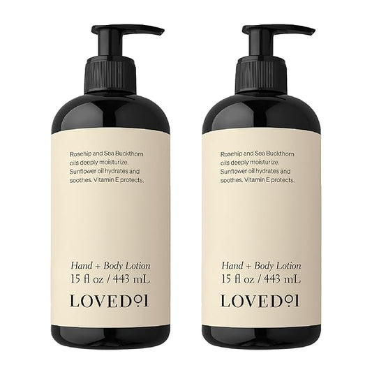 Hand & Body Lotion, John Legend Skincare, Fragrance-Free, Daily Lightweight Cream, Formulated with Shea Butter & Vitamin E, 2-Pack (15 oz each)-GlimoraGlow