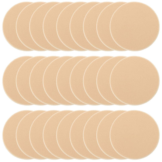 25 Pcs Women's Round Soft Makeup Beauty Eye Face Foundation Blender Facial Smooth Powder Puff Cosmetics Blush Applicators Sponges Use for Dry and Wet-GlimoraGlow