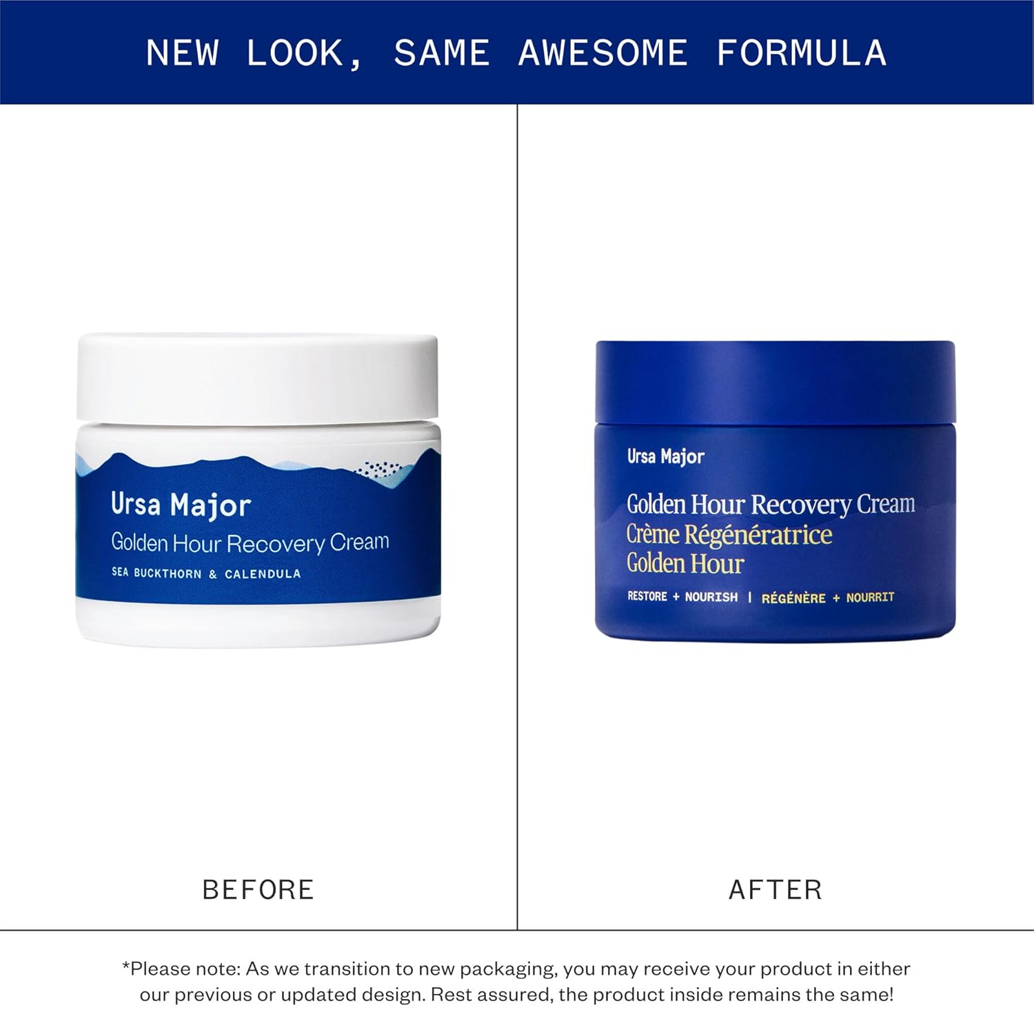 Ursa Major Golden Hour Face Moisturizer | Vegan Recovery Cream for Daily Facial Moisturizing | Repair & Hydrate | Natural Formula for All Skin Types | Cruelty Free & Non-Toxic 1.57 oz-GlimoraGlow