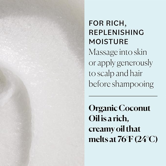 Sky Organics - Organic Coconut Oil for Skin & Hair, 16.9 fl oz - Multipurpose Hair Oil & Body Moisturizer - Vitamins, Antioxidants & Fatty Acids - Vegan, Cruelty Free - Extra Virgin, w ebook-GlimoraGlow