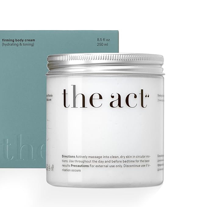 The Act Firming Body Cream – Hydrating Cream with Green Coffee & Lotus – Smooths and Nourishes Skin for a Spa-Like Experience for Men and Women, 8.5 fl oz-GlimoraGlow