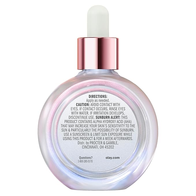 Olay Super Serum - Niacinamide, Vitamin C & E, Collagen Peptide, AHA - 5-in-1 Skin Care Benefits for Face - Healthy Glow, Brightening, Hydrating, Smoothing, Firming, Evens Tone, Anti-Aging, 1.7 Oz-GlimoraGlow