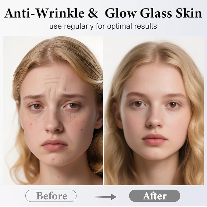 ISTON 4 Pack Collagen Face Mask, Collagen Real Deep Anti Wrinkle Lifting Mask | Firming,Pore Minimizing | Overnight Hydrating Face Masks Skincare for Glass Skin |TikTok Trend Items Skin Care-GlimoraGlow