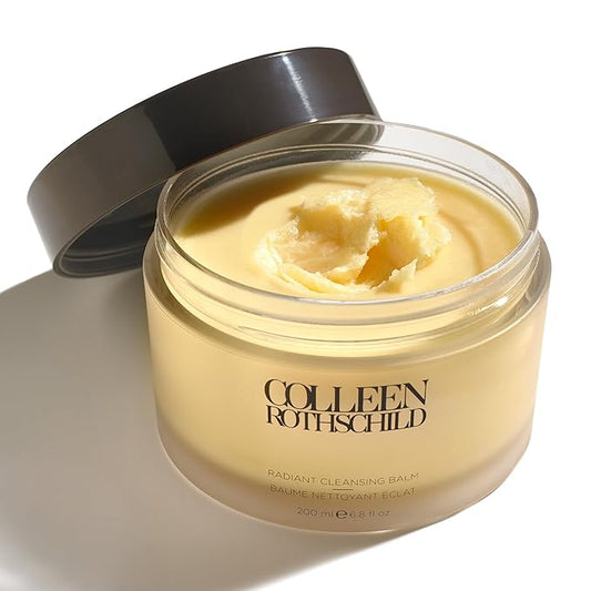 COLLEEN ROTHSCHILD Jumbo Radiant Cleansing Balm | Deeply Cleanses, Soothes & Removes Makeup & Impurities | Restores Luminosity | Calms & Decongests | Combats Dehydration (6.8 fl oz)-GlimoraGlow