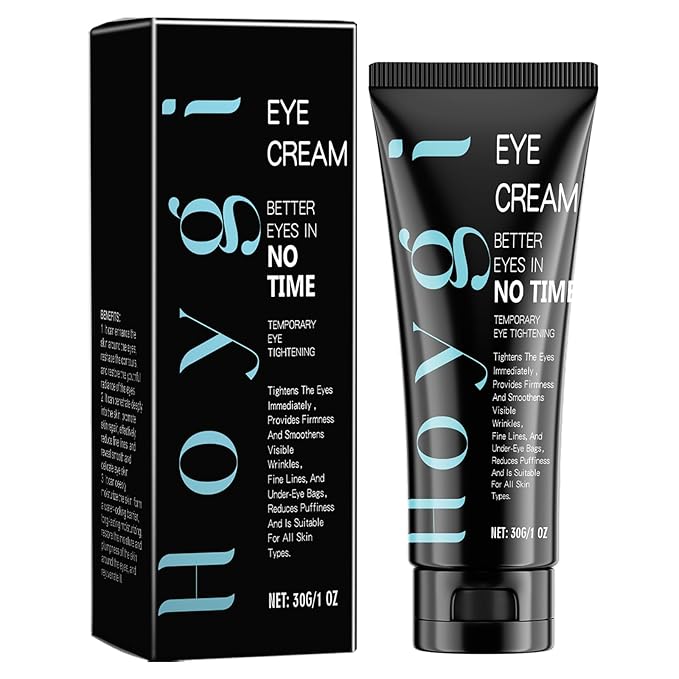 Instant Firm Eye Tightening Cream with Caffeine & Collagen & Vitamin E, Instant Firming Eye Cream, Eye Tightener Cream Travel Size 1 Fl Oz-GlimoraGlow
