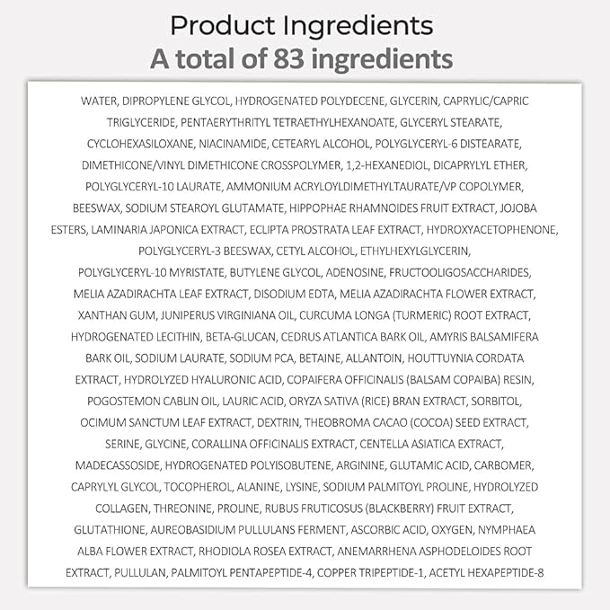 Intensive Eye Cream 1.01 fl oz for hydrating, wrinkles, elastic skin, dark circles, puffiness, fine lines, eye bags under eyes | Hyaluronic Acid, Collagen, Peptide | Korean skincare-GlimoraGlow