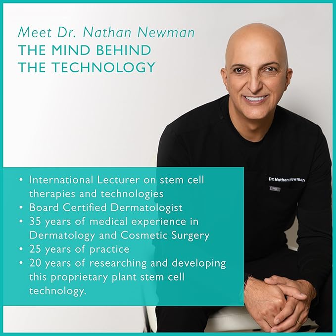 STEM Natural Intelligence Skin and Face ReGenerative Serum for Women, Facial Moisturizer Skin Care Peptides Serum, Luxury Face Moisturizer for Women, Hydration Serums, Antioxidant Support Serums, 1 oz-GlimoraGlow