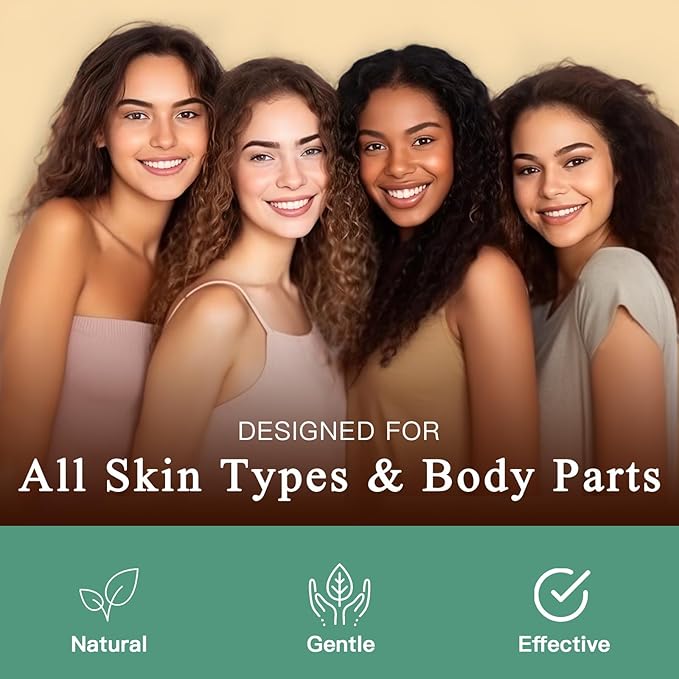 1.3Lb/21oz Hard Wax Beads for Hair Removal, Bouvetean Wax Beans for Bikini, Eyebrow, Face, Legs, Full Body Sensitive Skin Waxing with 10pcs Wax Spatulas (Pack of 6)-GlimoraGlow