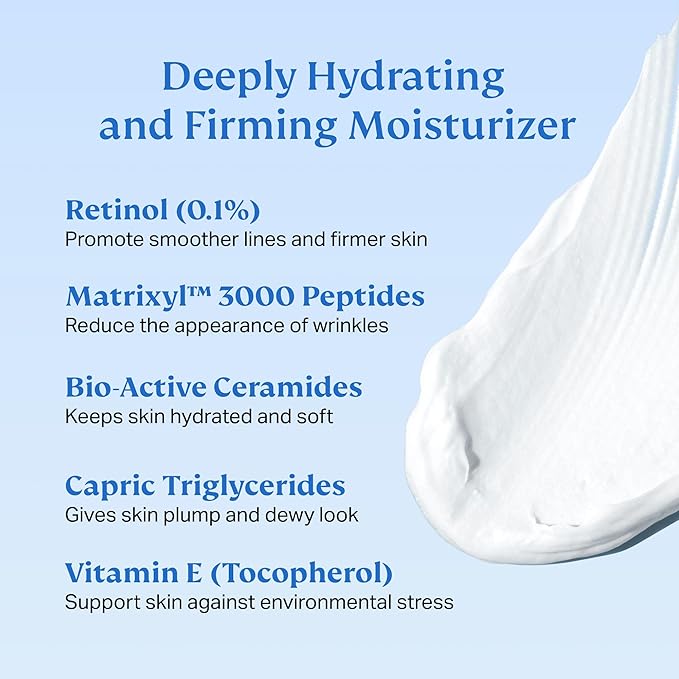HYDRONOVA Anti-Aging Moisturizer Face Cream and Tighten and Lift Neck Cream - Facial Moisturizer for Women - Skin-Firming Wrinkle Formula with Retinol - PM Moisturizer for Face, Neck and Décolleté-GlimoraGlow