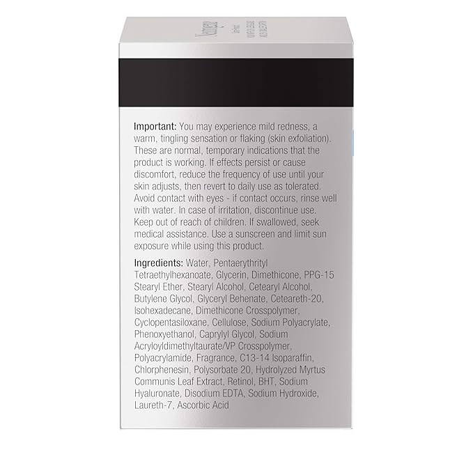 Neutrogena Rapid Wrinkle Repair Retinol Face Moisturizer, Daily Anti-Aging Face Cream with Retinol & Hyaluronic Acid to Fight Fine Lines, Wrinkles, & Dark Spots, 1.7 oz-GlimoraGlow