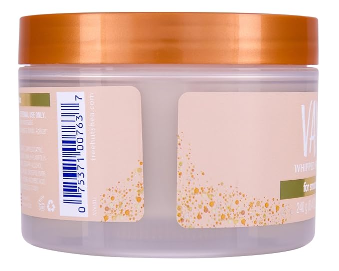 Tree Hut Whipped Shea Body Butter - Vanilla - 8.4 oz - Lightweight, Long-Lasting, Hydrating Moisturizer - Made with Shea Butter-GlimoraGlow