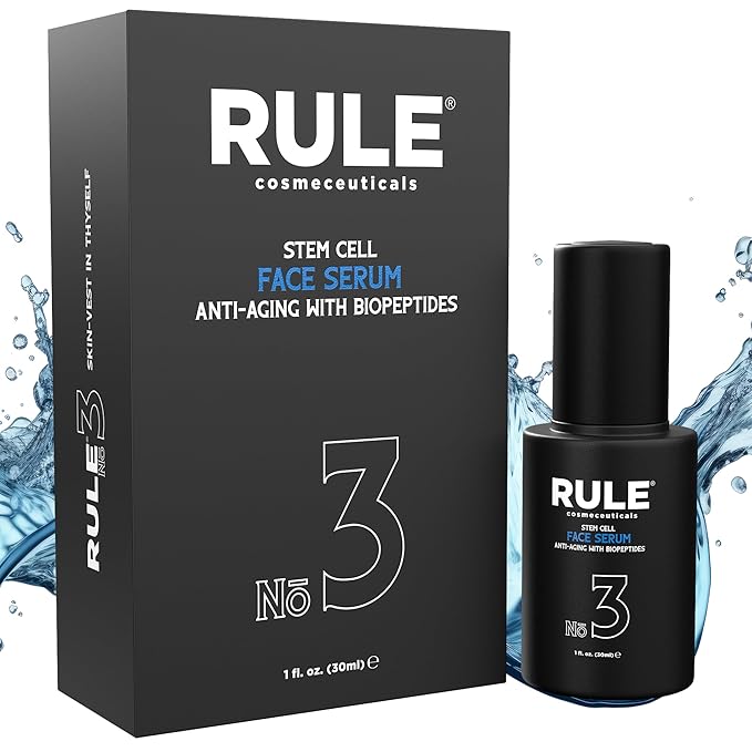 No.3 - Facial Serum with Biopeptides & Apple Stem Cells, Face Serums for Anti Aging, Peptide Serum as Skin Toner and Dark Spot Remover for Face, 30 mL-GlimoraGlow