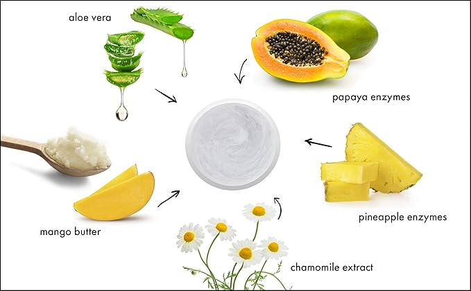 RAYA Enzyme Peeling Facial Cream (109) | Gentle, Exfoliating Treatment for Sensitive Skin | Cleanses, Polishes, and Improves Complexion-GlimoraGlow