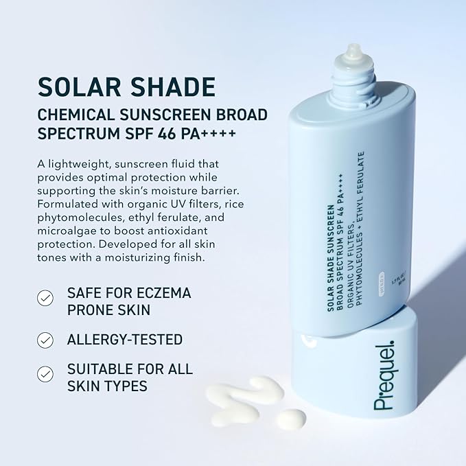 Skin Solar Shade - Moisturizing Face Sunscreen SPF 46 PA++++ Broad Spectrum UV Protection. Hydrating Sunblock for Dry Skin. Lightweight Travel Size Sun Protection, 1.7oz-GlimoraGlow