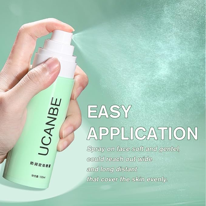 UCANBE Makeup Setting Spray, Dewy Finish Long Lasting Make Up Spray, Hydrating, Fast Drying Face Mist for Natural Glow, 3.38 fl oz-GlimoraGlow