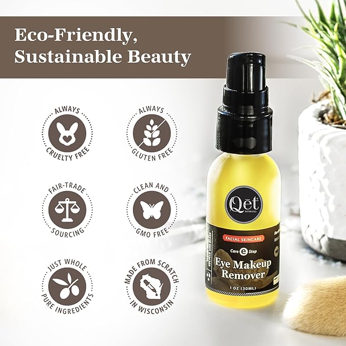 Qēt Botanicals Supple Eye Makeup Remover-GlimoraGlow